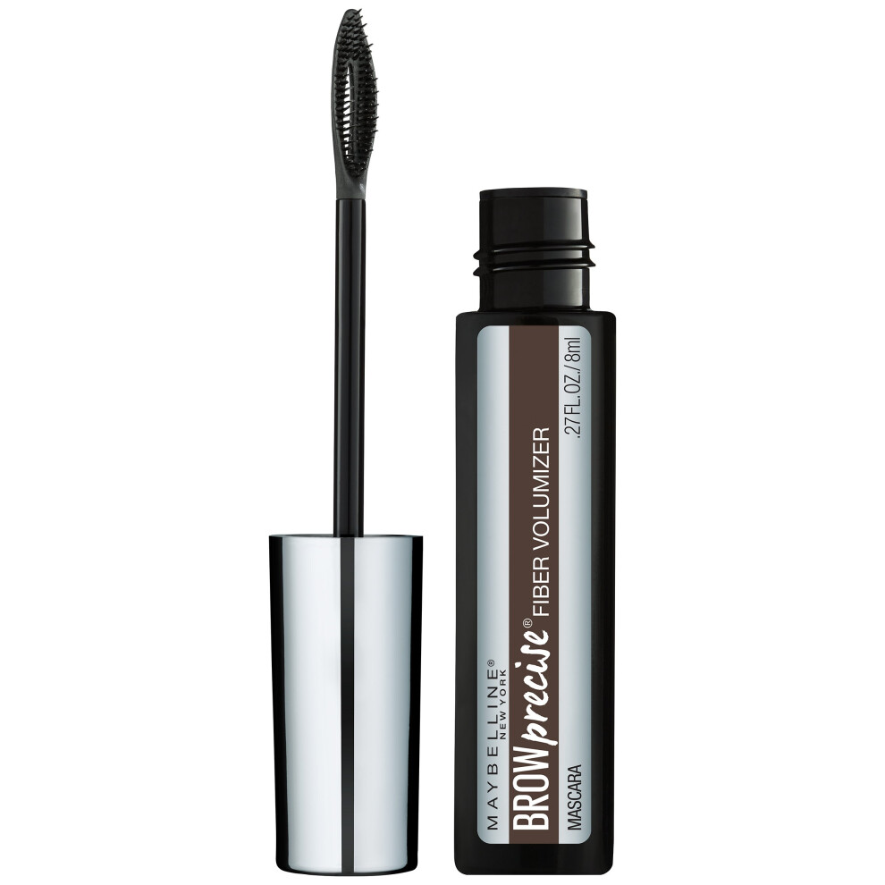 Maybelline New York Brow Precise Fiber Volumizer Eyebrow Mascara  Medium Brown  0.27 fl. oz.