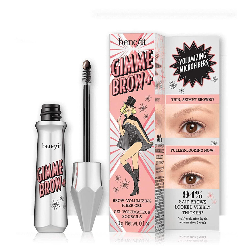 Benefit Gimme Brow Volumizing Fiber Gel # 3 Medium Neutral 0.1 Ounce