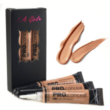 LA Girl HD Pro Conceal High Definition peitevoide (Medium Bisque) (3 kpl pakkaus)