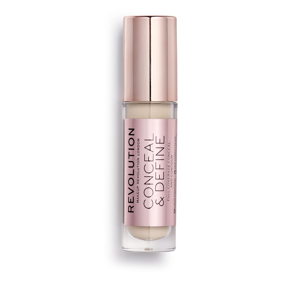 Revolution Beauty  Conceal & Define Concealer  Full Coverage & Lightweight  Long-Lasting Matte Finish  Vegan & Cruelty Free  C1 Fair to Ligh