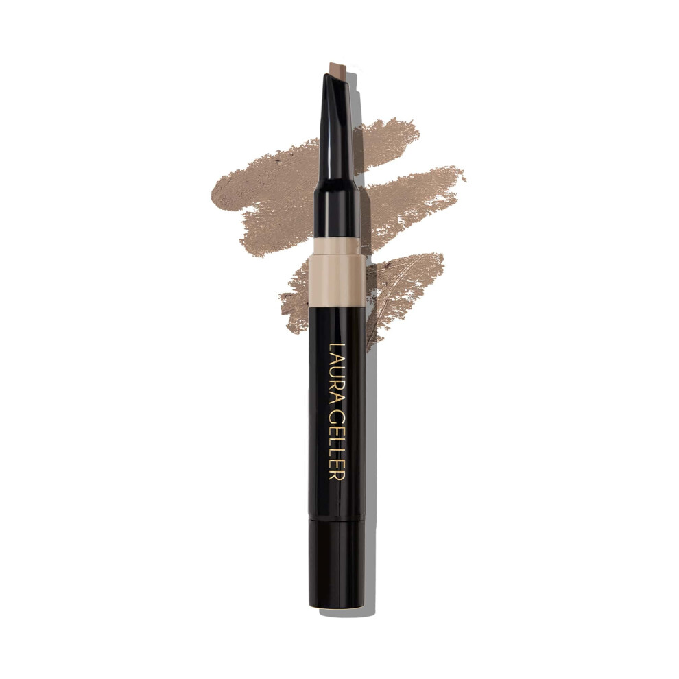 LAURA GELLER NEW YORK Sculpt-n-Stay Waterproof Brow Pencil & Gel- Blonde