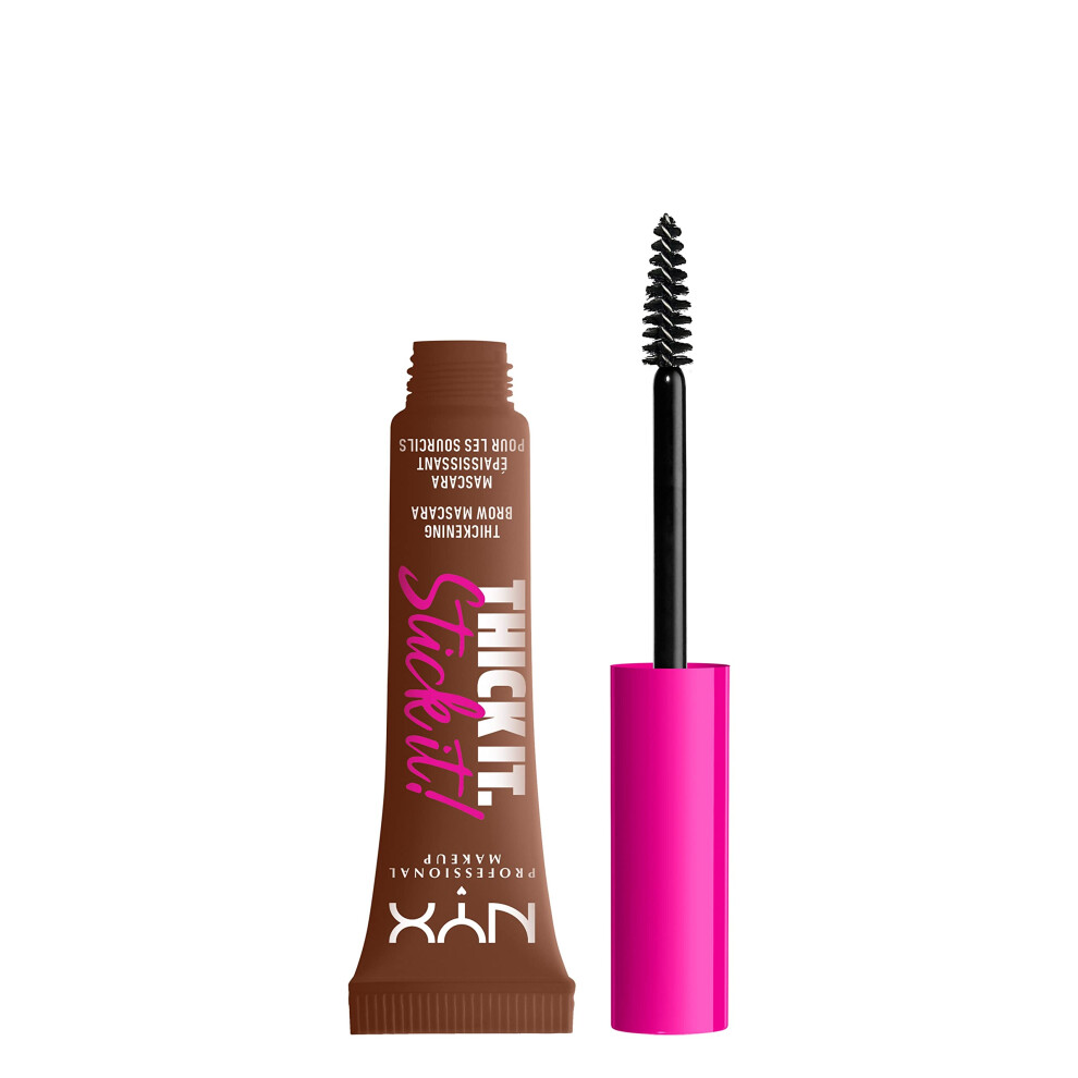 NYX PROFESSIONAL MAKEUP Thick It Stick It Thickening Brow Mascara  Eyebrow Gel - Rich Auburn