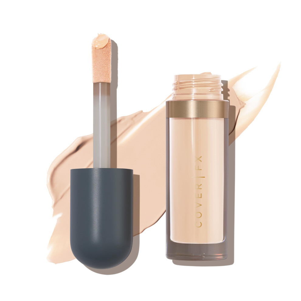 COVER FX Skin Discovered Longwear Full Coverage Concealer | Buildable Crease-Resistant High Coverage Formula Conceals  Corrects  and Brighte