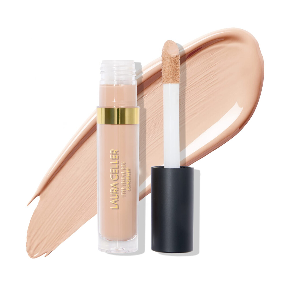 LAURA GELLER NEW YORK The Ideal Fix Concealer - Fair - Buildable Medium to Full Coverage Liquid Concealer - Covers Under Eye Dark Circles &