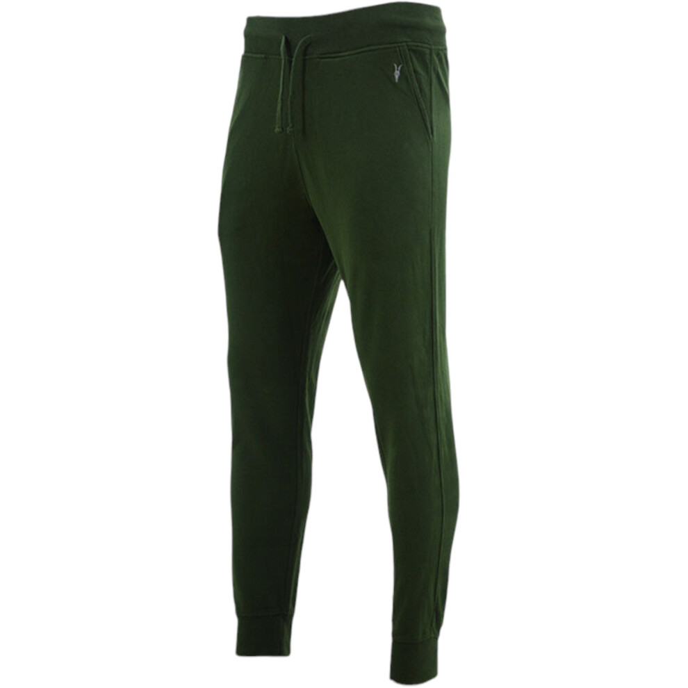 (Forest Green, M) All saints Mens Joggers Cotton Trousers Sports Bottom