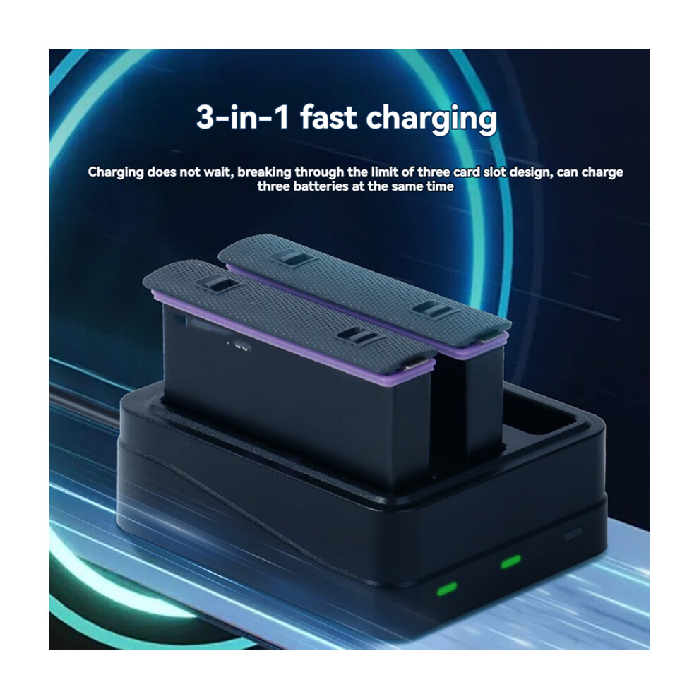 Camera Charging Fast Charger For Insta360 X4 Triple Charger Camera Accessories 663250735216