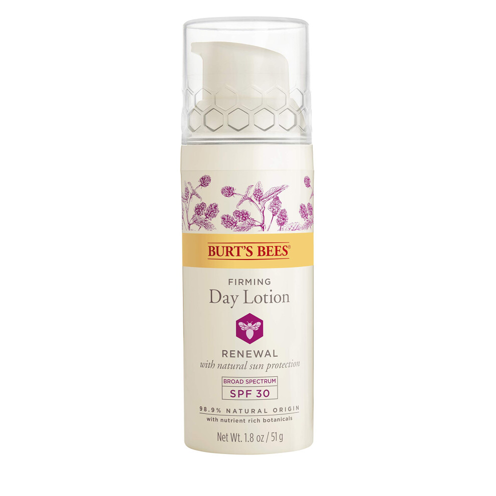 Burt's Bees Renewal Day Lotion SPF 30  Firming Face Lotion  1.8 Ounces