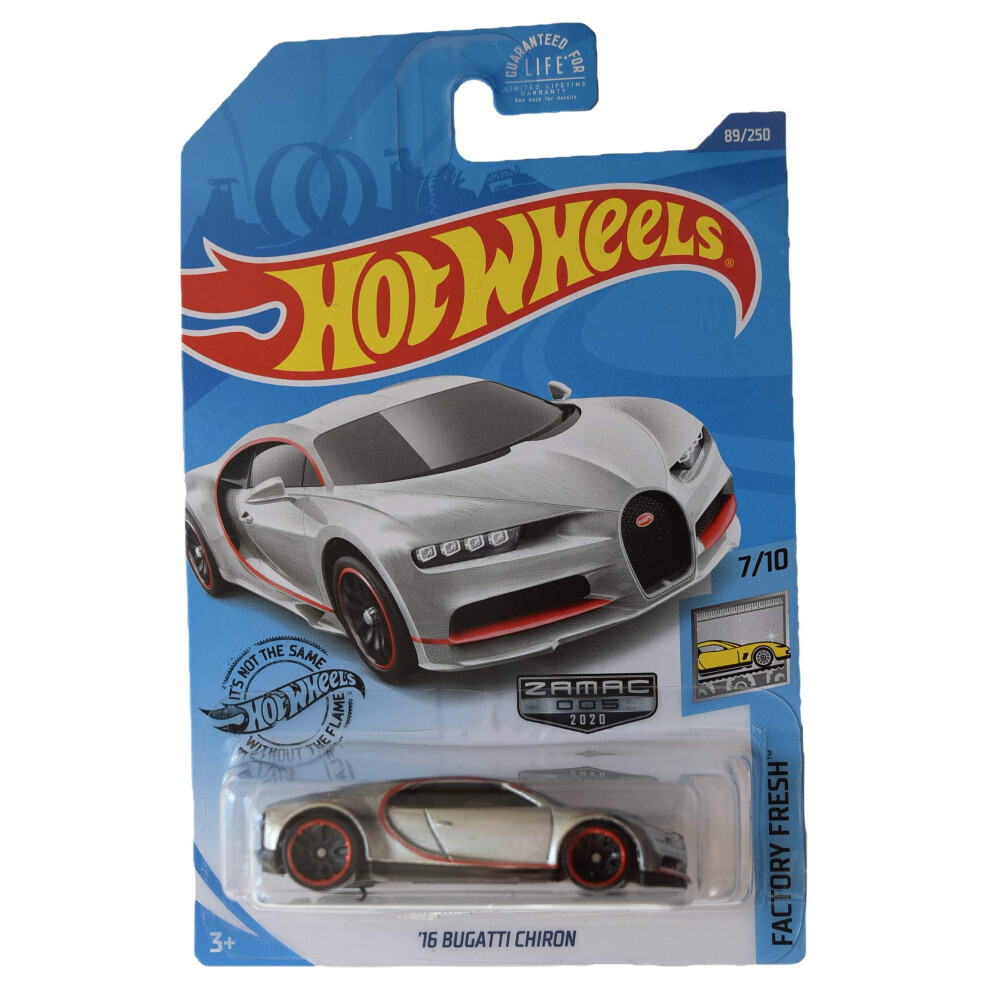 Hot Wheels Zamac '16 Bugatti Chiron 89/250  Factory Fresh Series 7/10