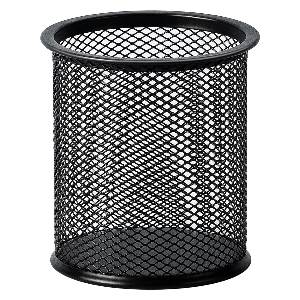 Amazon Basics Wire Mesh Pen Cup  Black