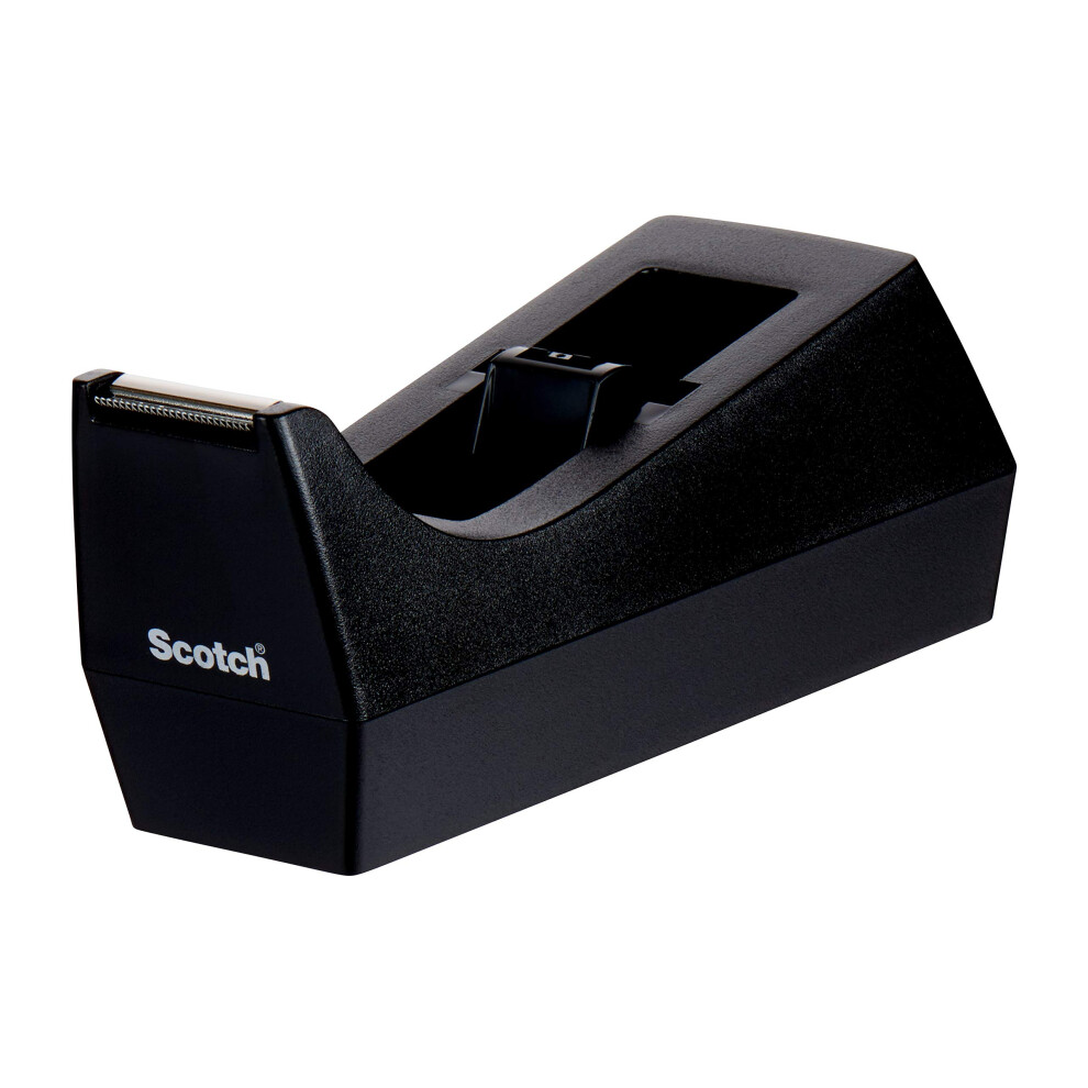 Scotch Desktop Tape Dispenser  Black  2.7 in. x 2.7 in. x 6.4 in.  3 Tape Dispensers