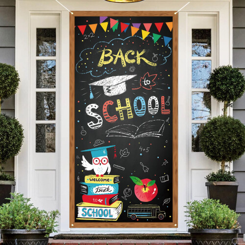 Back To School Door Cover First Day of School Banner 1st Day of School ...