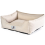 AllPetSolutions Dexter Waterproof Dog Bed Cream- Size Small 5