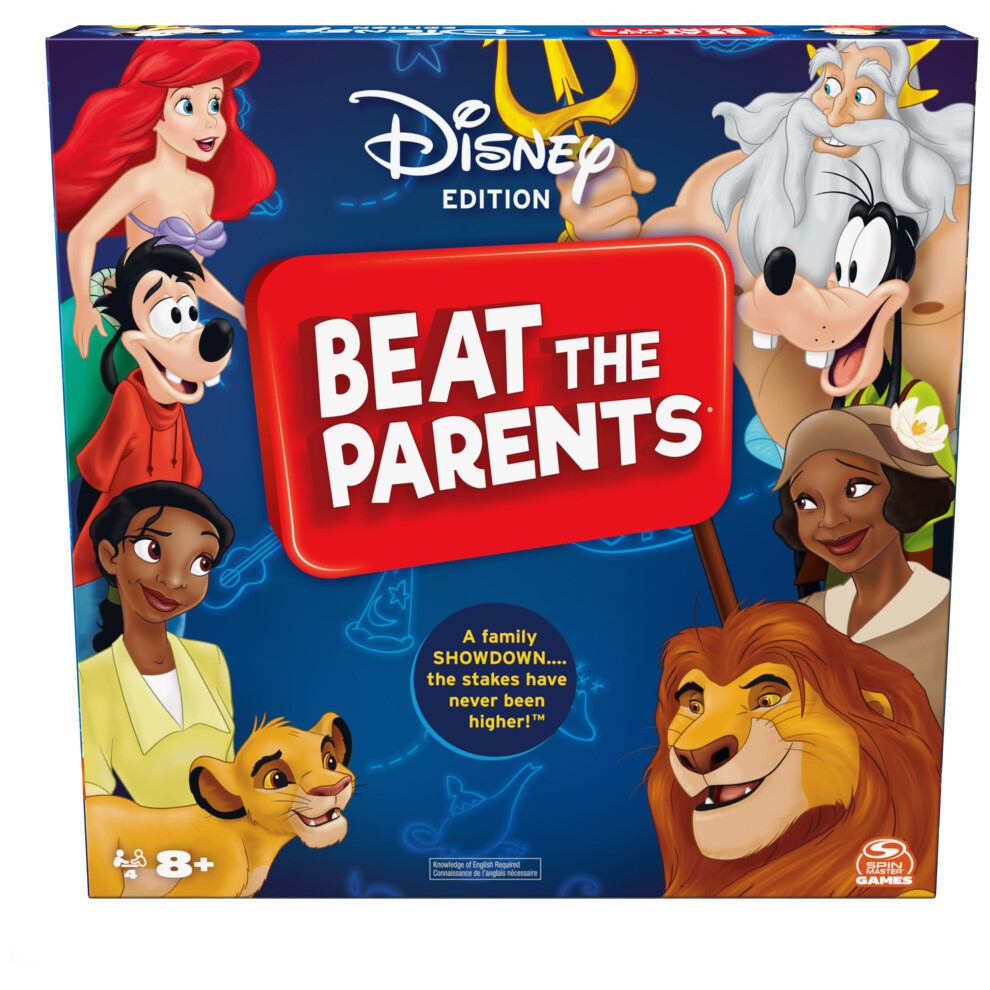 Beat The Parents Disney Edition Board Game  Kids vs. Parents Family Board Games  Fun Games  Family Games  Disney Gifts  Games for Kids Ages