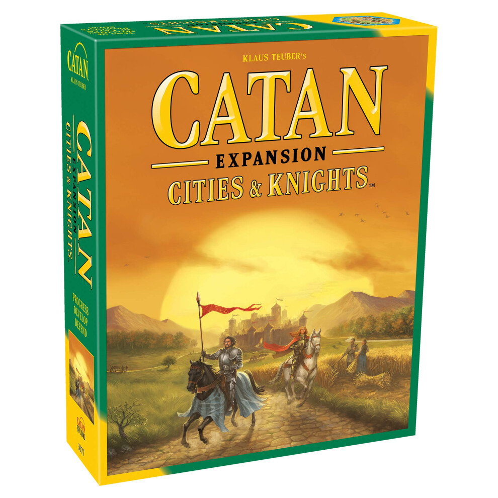 CATAN Cities & Knights Board Game EXPANSION | Strategy Game | Adventure Game | Family Game for Adults and Kids | Ages 12+ | 3-4 Players | Av