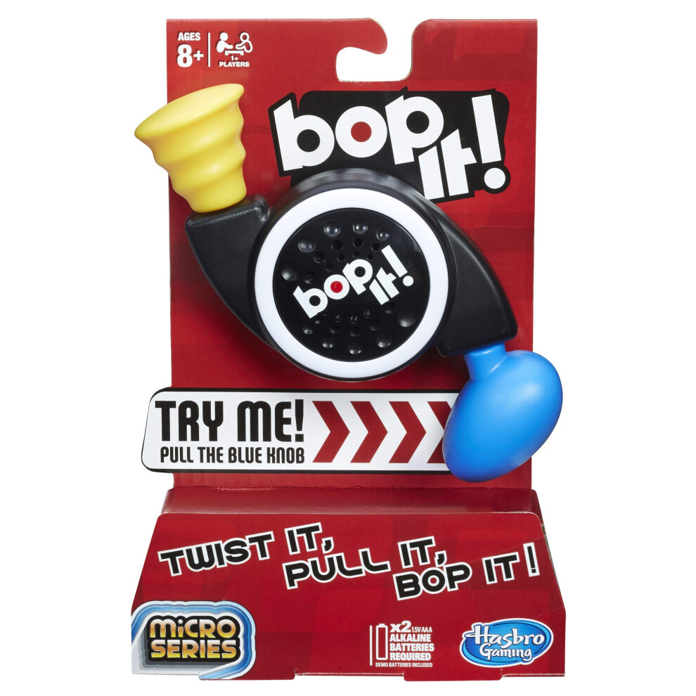 Bop-It Micro Series Game by Goliath Games - Ages 8+ - Multicolor Plastic Board Game