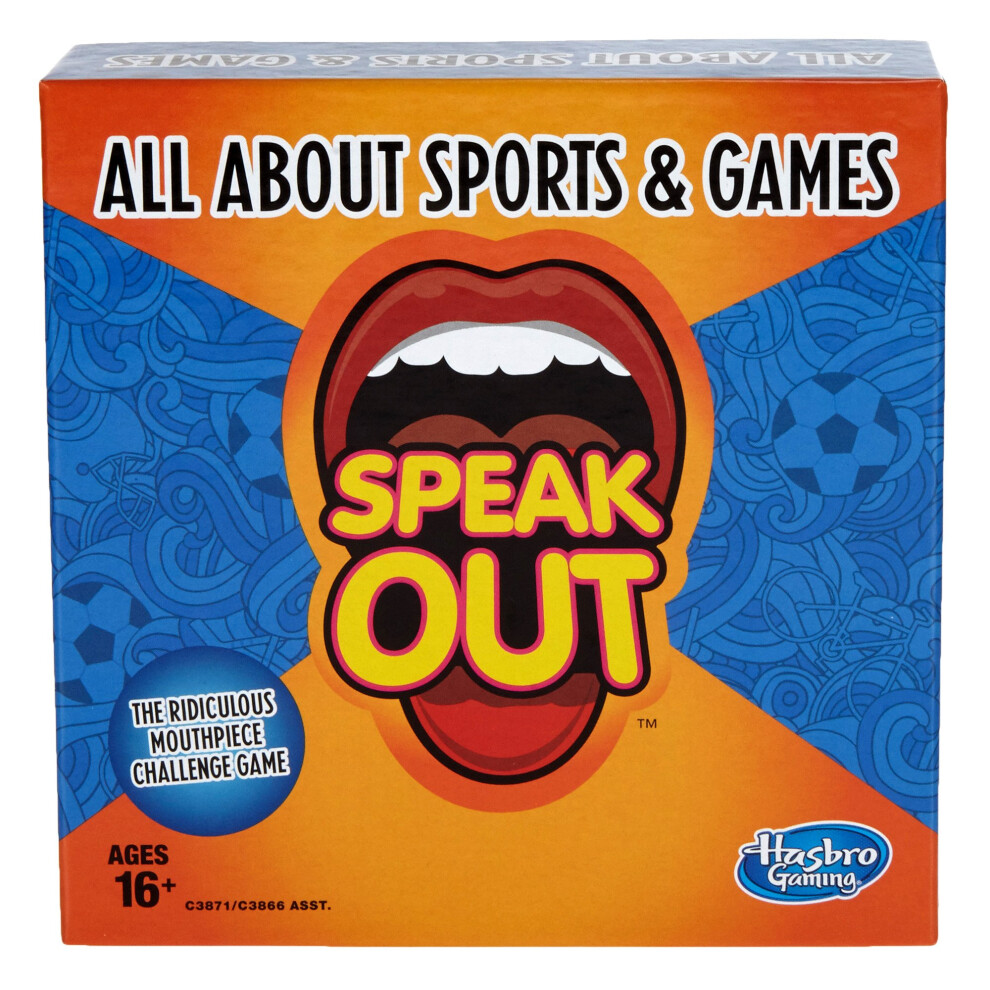 Hasbro Gaming Speak Out Expansion Pack: All About Sports and Games