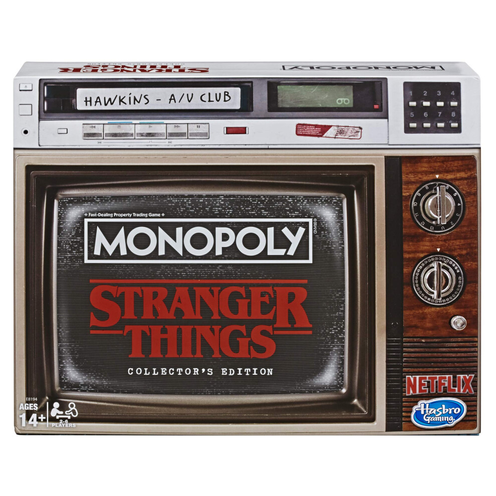 Monopoly Game Stranger Things Collector's Edition Board Game for Ages 14 & Up