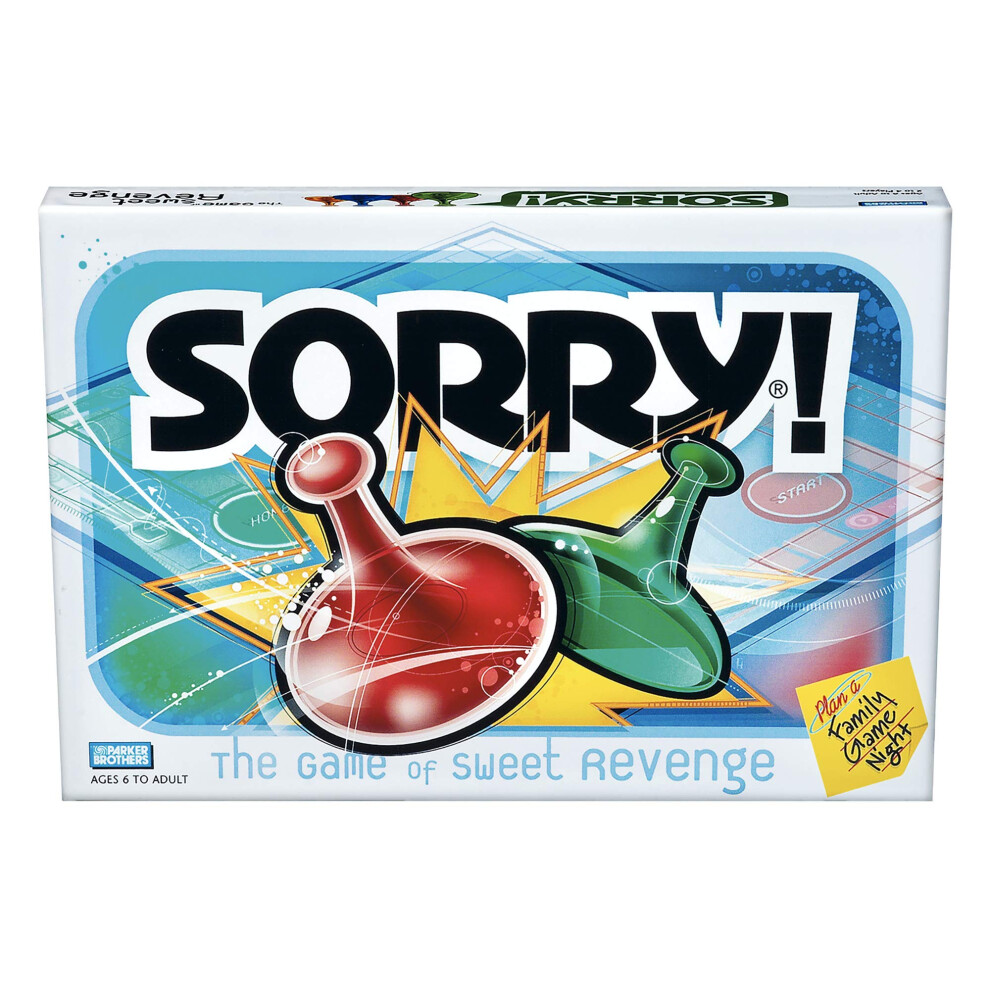 Hasbro Gaming Sorry! Family Board Games for Kids and Adults  2 to 4 Players  Ages 6 and Up (Amazon Exclusive)