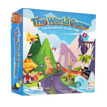The World Game - Fun Geography Board Game - Educational Game for Kids & Adults - Cool Learning Gift Idea for Teenage Boys & Girls 2-5 players