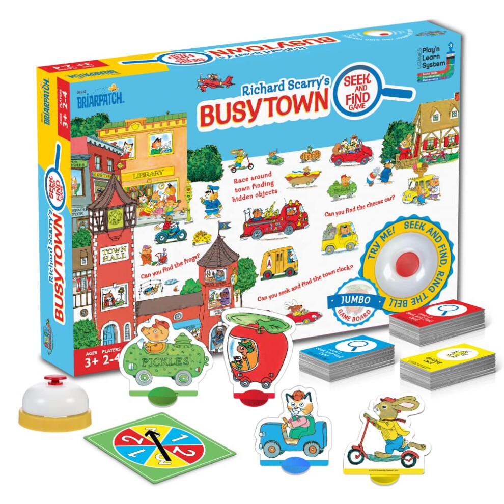 Briarpatch  Richard Scarry's Busytown Seek and Find Adventure Game: Engaging Learning Experience for Ages 3 and Up