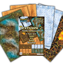 Arcknight Textures Pack 2 Rollspel Battlemaps; 16 Modular RPG-kartor i 8 Dubbel-Sidiga Sidor