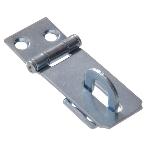 Hardware Essentials 851431 Moraillon de scurit  agrafes fixes Zinc 1-1/2""