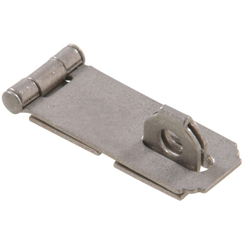 Hardware Essentials 852759 Moraillon de scurit  agrafes fixes galvanis 2-1/2""