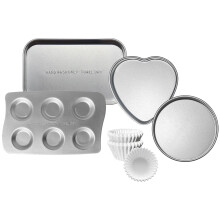 Komplettes Ofenpfannen-Set fr Kinder, kompatibel mit Easy Bake Ultimate Oven | Zubehr zum Kochen von Easy-Bake-Ofenmischungen | Inklusive Cupcake-F