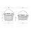 Instant Pot Official Mesh Steamer Basket Set med 2 rustfrit st?l 2