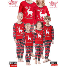 (red12, XXL/Men) Sunisery Family Christmas Pyjamas Set Adult Kids Sleepwear Nightwear Photgraphy Prop Party Clothing Elk Xmas Pajamas Sets
