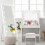 Hollywood Dressing Table Set with Hollywood LED Lights Mirror 6