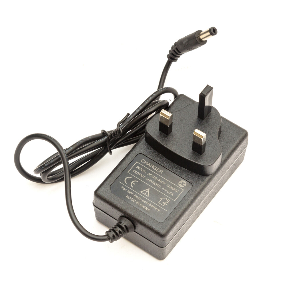Petrolscooter Kids Electric Scooter Charger 24 Volt 24V 0.5A Fits Razor E100 E200 E300