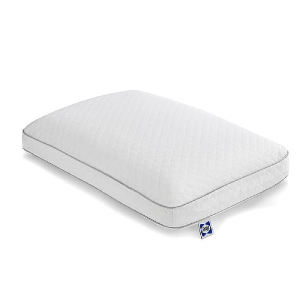 Sealy Essentials Memory Foam Bed Pillow for Pressure Relief  Adaptive Memory Foam Pillow with Washable Knit Cover  Standard  24 x 16 in x 5