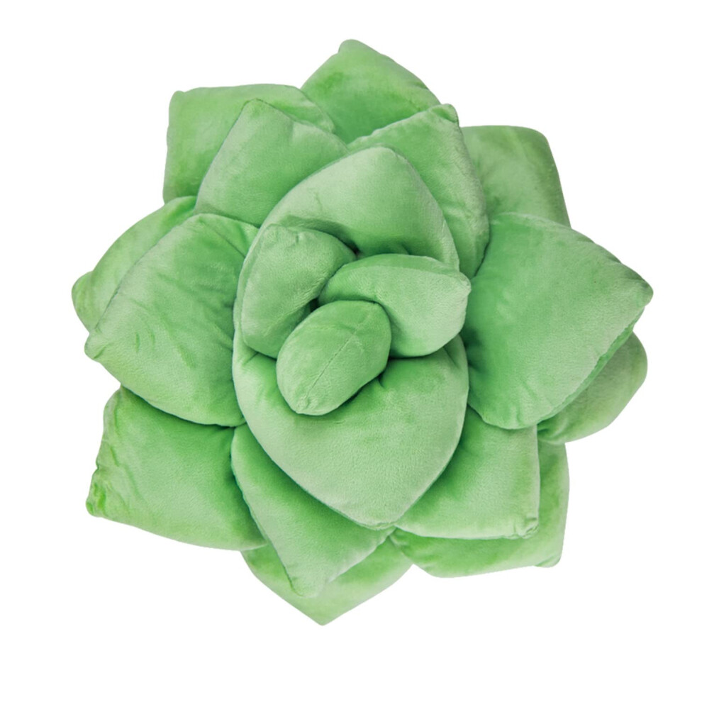 Green Philosophy Co. Plush Leaf Pillow - 3D Accent Succulent Leaf Throw Pillow for Indoor Couch Sofa Living Room Home Decor and Gift for Pla