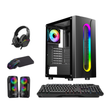 Fast Gaming PC Bundle Core i5 16GB Ram 1TB+128GB SSD GT730 4GB +Speakers