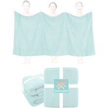 (Mint) 2 X Big Super Jumbo Bath Sheets Towel Pure Egyptian Cotton Soft XXL Bath Towels