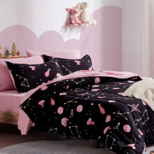Juego de Edredón para Niños SLEEP ZONE - Conjunto de 2 Piezas Súper Suave y Bonito para Todas las Temporadas