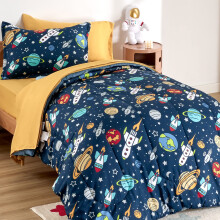 SLEEP ZONE Set Copripiumino per Bambini Twin - Morbido e Carino Stampa 2 Pezzi per Tutte le Stagioni