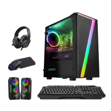 Fast Gaming PC Bundle Core i5 16GB Ram 1TB+128GB SSD GT730 4GB +Speakers
