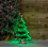 Snow Time 60cm Infinity Standing Christmas Tree on Metal Base with Green LEDs 2