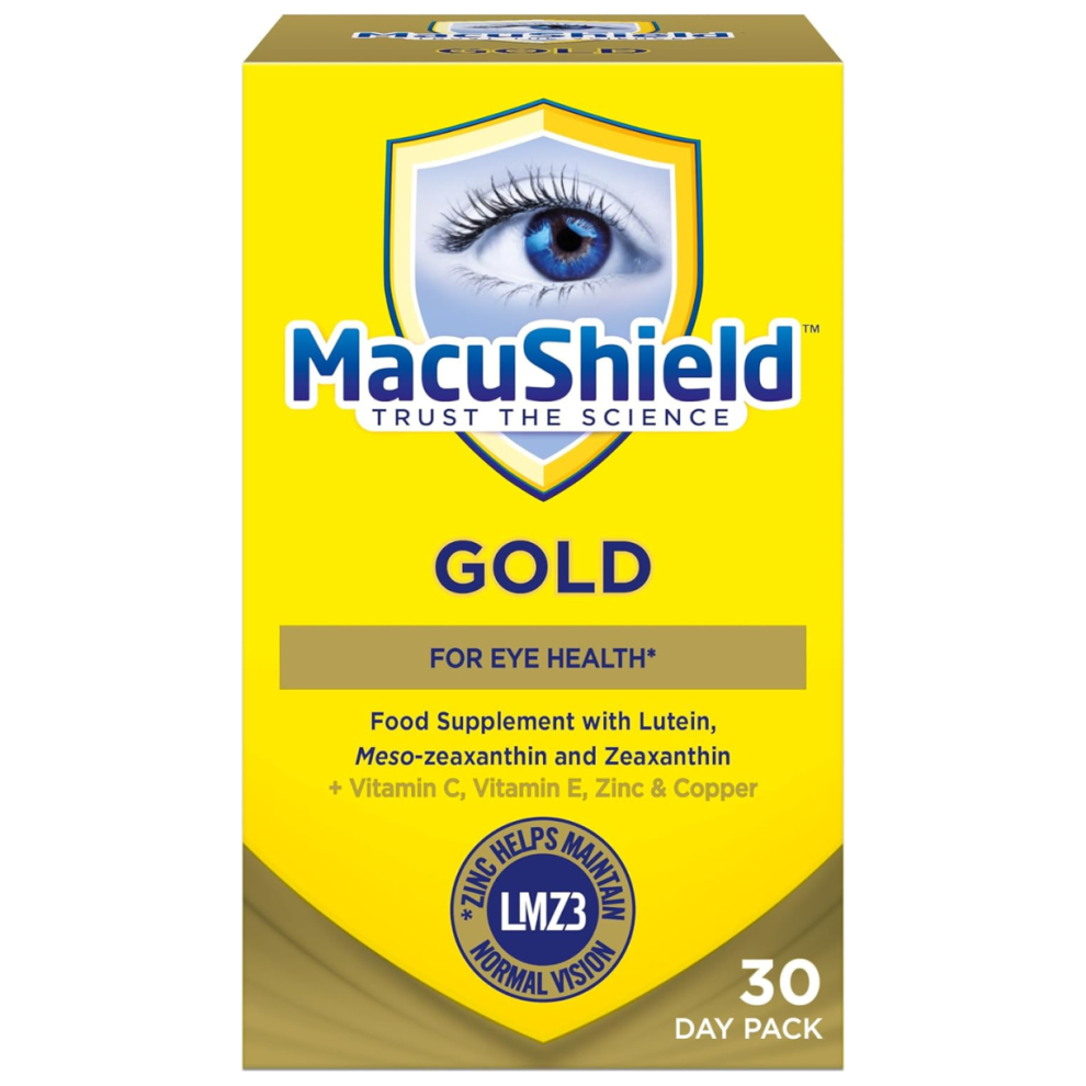 Macu Shield Gold Eye Health Food Supplement - 30 day pack