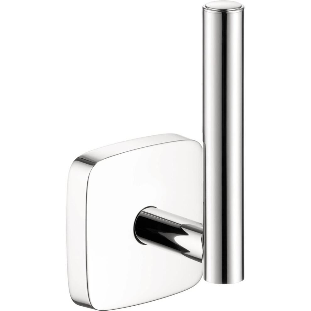 hansgrohe Spare Roll Holder Easy Install 6-inch Avantgarde Accessories in Chrome  41518000