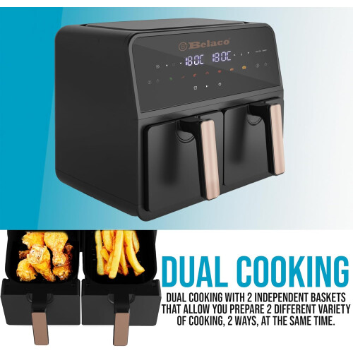 Belaco Air fryer 9l Dual Zone 1