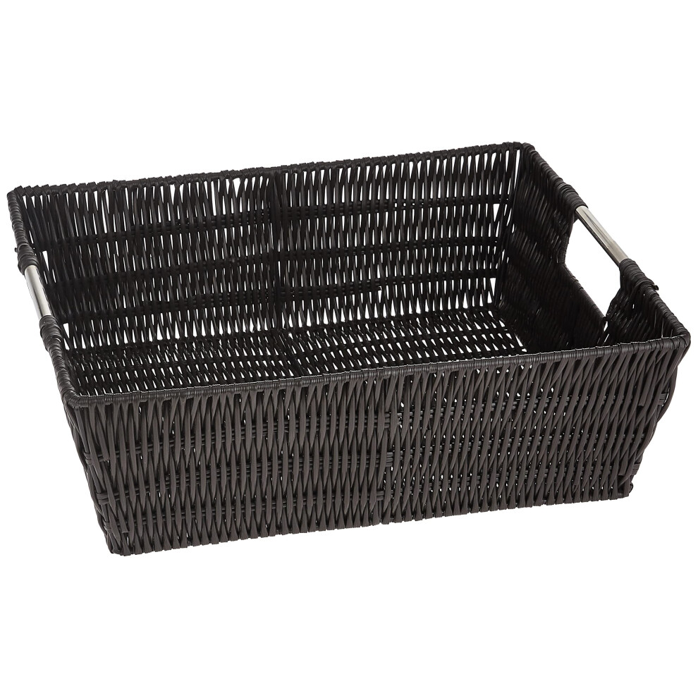 Whitmor Rattique Shelf Tote Espresso