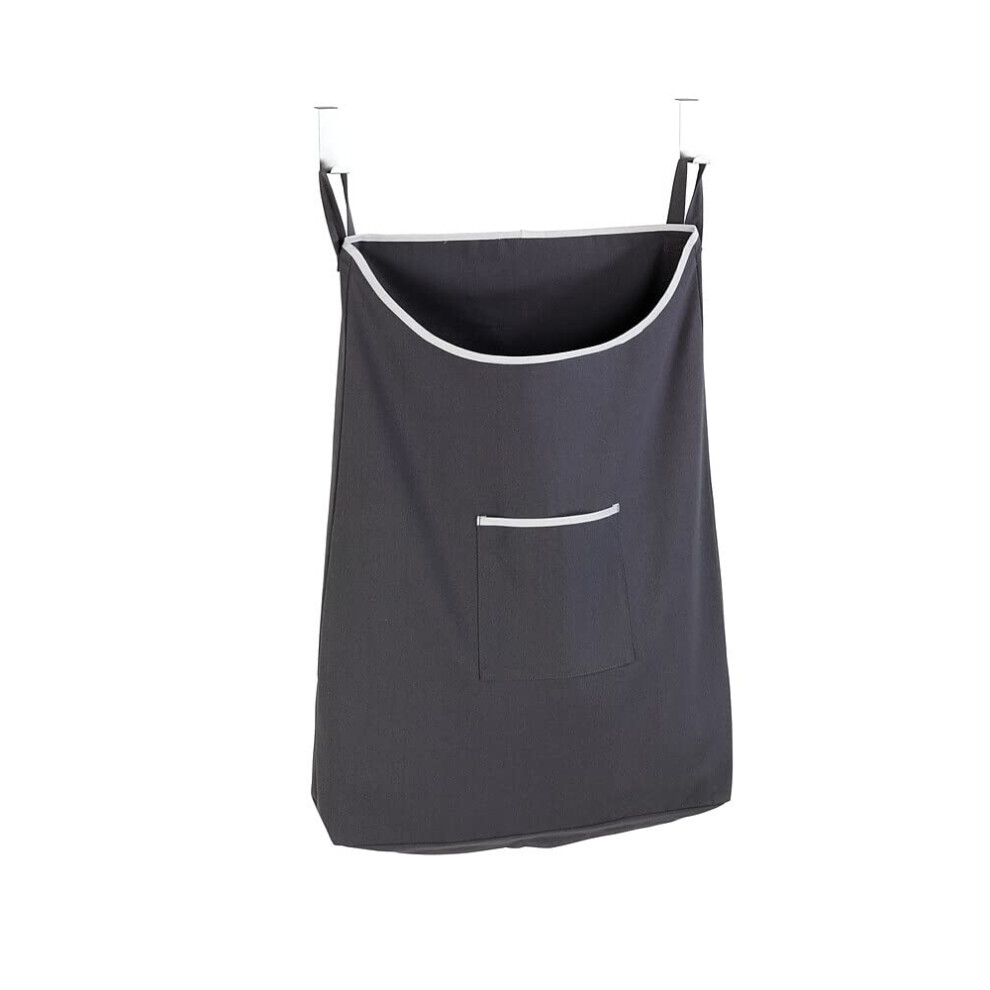 WENKO Panier     linge suspendu au-dessus de la porte avec crochets pour placard de salle de bain Rangement peu encombrant Fixation murale 10 x 52