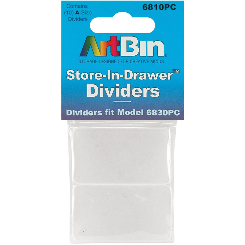 ArtBin 6810PC Divider 10-Pack for ArtBin 6830PC Store In Drawer Cabinet  Organizer Accessory  Pack of 10