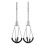 KitchenAid KitchenAid KHMFEB2 Flex Edge Beater Accessory for Hand Mixer, One Size, Stainless Steel 1