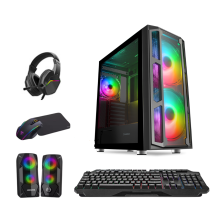 Fast Gaming PC Bundle Core i5 16GB Ram 1TB+128GB SSD GT730 4GB Win 11 +Speakers