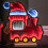 Snow Time 70cm Infinity Train with Carriages on Wood Base and Multi-Coloured LEDs 3