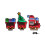 Snow Time 70cm Infinity Train with Carriages on Wood Base and Multi-Coloured LEDs 6